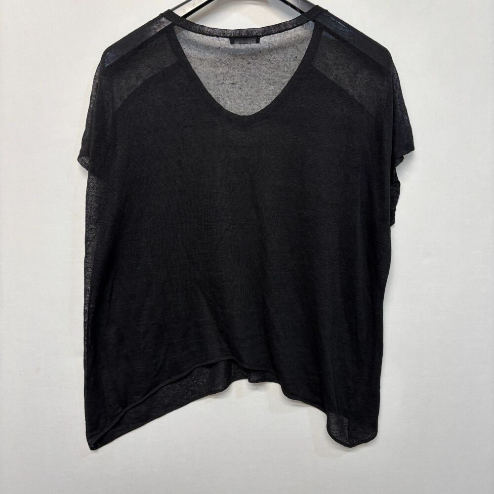 Eileen Fisher Women Knit Blouse Top Shirt Size 1X Black D030 -26 - Picture 12 of 13